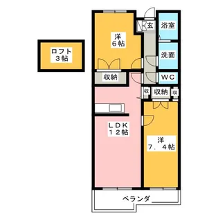 アニマリート峰IV【4階】の間取り