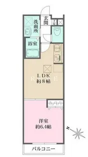 牛込神楽坂レジデンス【1階】の間取り