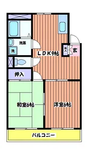 マンションフジノ【3階】の間取り