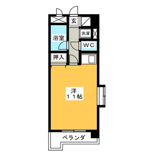 エスポアール若宮【7階】の間取り