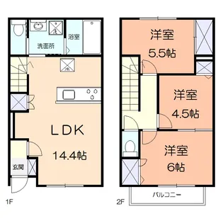 フジハイツの間取り