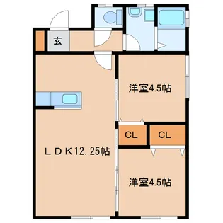 NR20E号棟【2階】の間取り