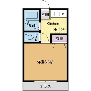 シャンロック愛甲ブルーコート【2階】の間取り