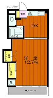 萩ハイツ【2階】の間取り