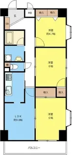 DKHマキノ【4階】の間取り