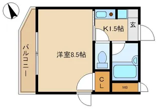 ロイヤルパーク東向島【6階】の間取り