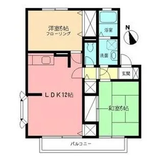 セナB【2階】の間取り