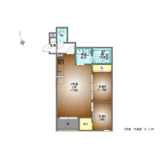 REGALEST中村日赤【3階】の間取り