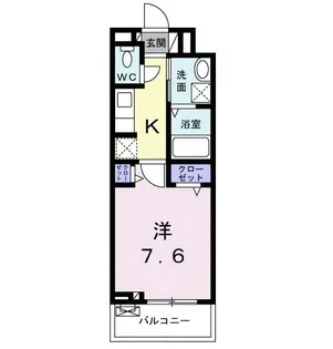 ウエストメゾン北袋I【2階】の間取り