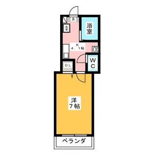 グランパレス【1階】の間取り