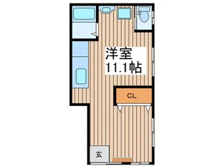 サトウコーポ【1階】の間取り