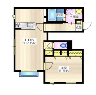 フォードアーズ鵠沼【1階】の間取り