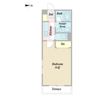 キルフェボン【1階】の間取り