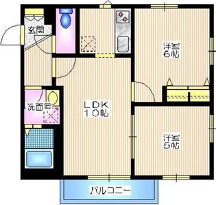 PINE COURT【3階】の間取り
