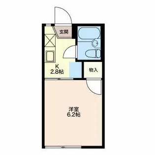 コーポしんゆう【1階】の間取り