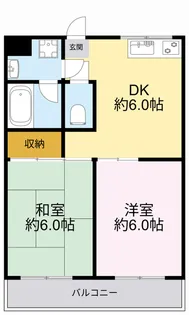 メゾンサトウ【2階】の間取り