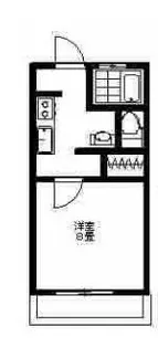 プレミールナカジマ【2階】の間取り