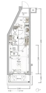 MAXIV百合ヶ丘【1階】の間取り