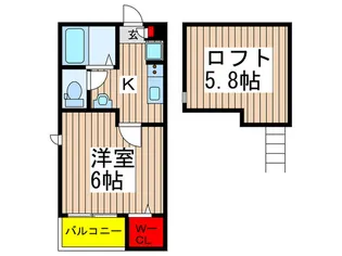 プロローグ本八幡【3階】の間取り