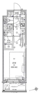 クレイシア北馬込【2階】の間取り