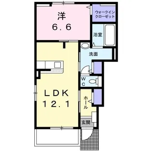 ヴィッラ・フジヤ VIII【1階】の間取り