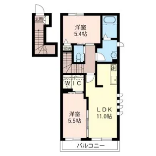 グリーンコンパーニュ【2階】の間取り