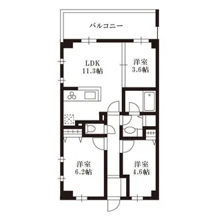 LANAI J GRANDE【3階】の間取り