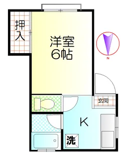ハウス上杉【2階】の間取り