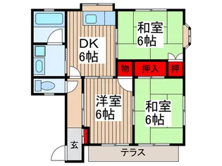 ハイツ内田 B【1階】の間取り