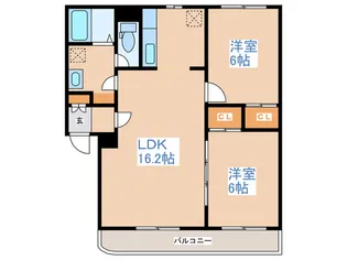 クレスト66【1階】の間取り