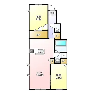Clasia Jindaiji【1階】の間取り