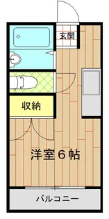 小林ハイツ【1階】の間取り