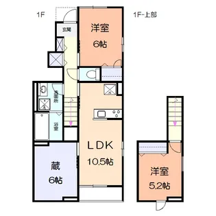 グレースフォレスト【1階】の間取り