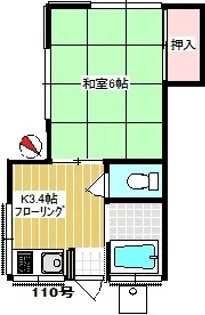 阿寒湖荘【1階】の間取り