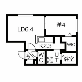 Encore福住(アンコール福住)【2階】の間取り