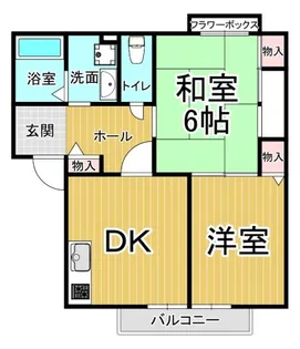 グランメール高台【2階】の間取り