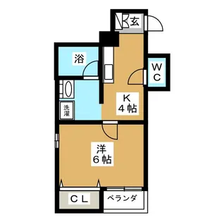 土志田ハイツII【2階】の間取り