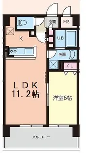 東ビル【10階】の間取り