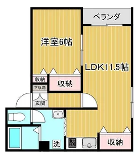 プエルMAKI【2階】の間取り