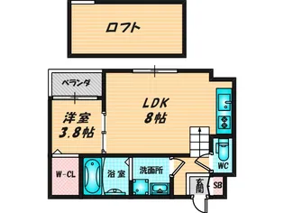 サクラティアラ【1階】の間取り