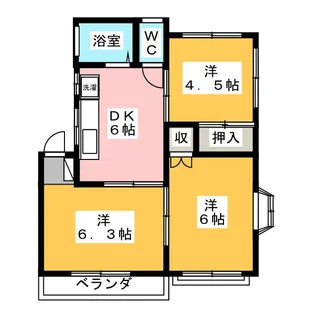 小島アーバンライフ【1階】の間取り