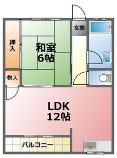 コーポマエダI【3階】の間取り