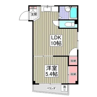 ヴィラ狭山ヶ丘【2階】の間取り