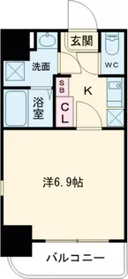 グランヴェルジュ大鳥居【2階】の間取り