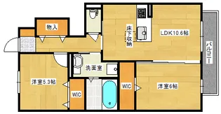 ガーデン高取【1階】の間取り