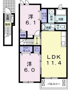梓壱番館【2階】の間取り