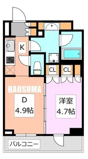 日神デュオステージ板橋駅前【9階】の間取り