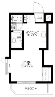 ヒズ・コープ【1階】の間取り