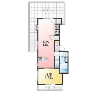 レジデンス山口【4階】の間取り