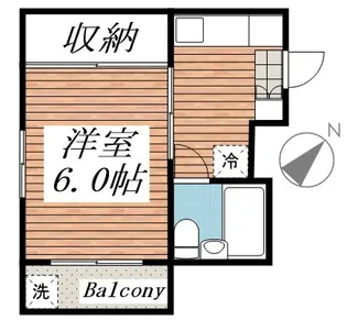 SSサンハイツ南大井【4階】の間取り